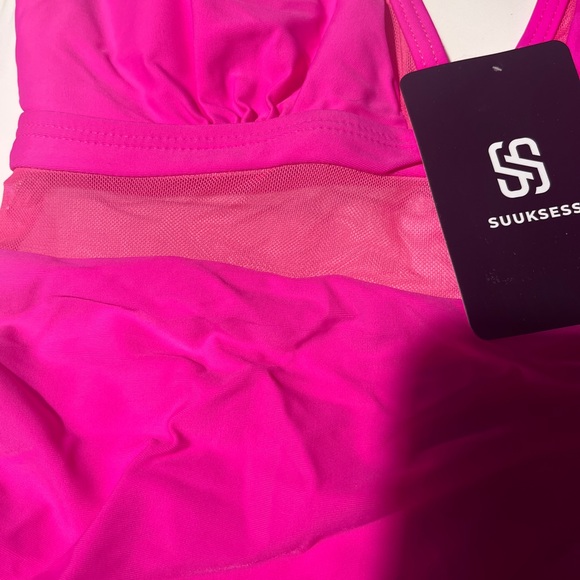 SUUKSESS Slimming Tummy Control
Mesh High Waisted Monokini - Picture 7 of 8